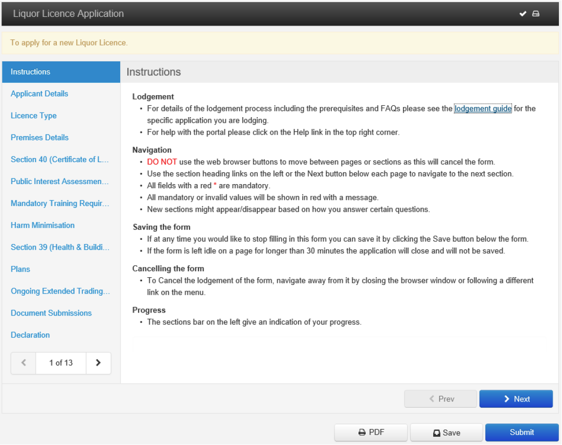 Permanent online step 3 completing the application form