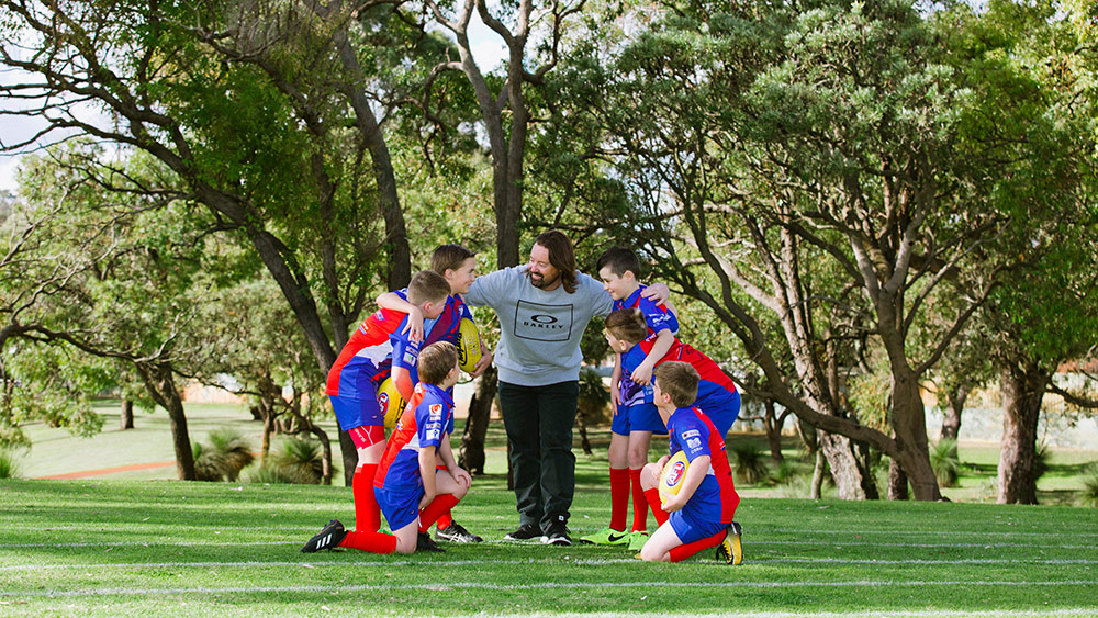 KidSport kids with parent coach