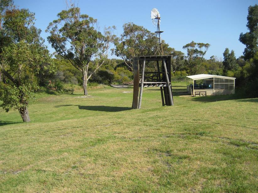 Windmill tent area