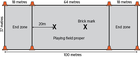 flying disc field of play